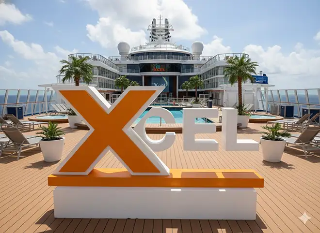 WeCutFoam Created Decor Signs For Royal Caribbean Celebrity X Cruise Ships