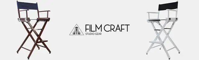 Filmcraft Introduces Two Stunning New Director Chair Frame Finishes: White and Walnut
