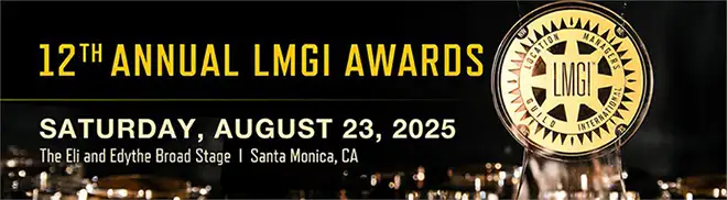 The Location Managers Guild International (LMGI) announces that its 12th Annual LMGI Awards Show will be held on Saturday, August 23, 2025