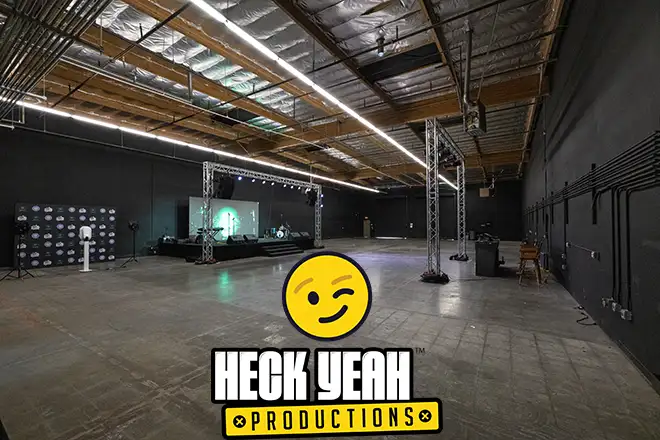 From Blueprint to Reality: Heck Yeah Productions Unveils 5,000 Sq. Ft. Event and Recording Space