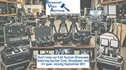 Broadcast Video Auctions<br />Fall Auction: September 2026 Broadcast Video Auctions<br />Fall Auction: September 2026