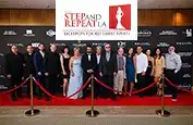 Step and Repeat LA Creates Custom Media Wall for Hollywood Premiere of "Revival" at Warner Bros. Studios Step and Repeat LA Creates Custom Media Wall for Hollywood Premiere of "Revival" at Warner Bros. Studios