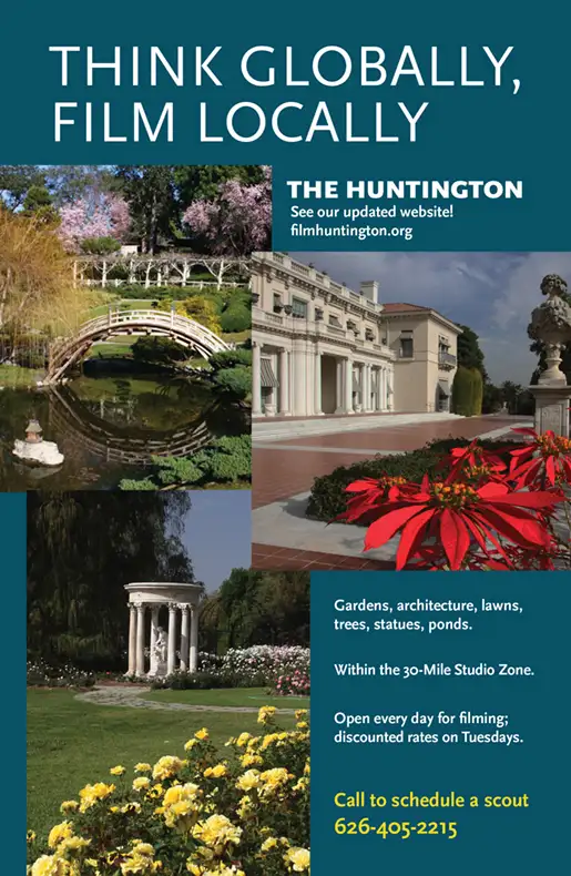 THE HUNTINGTON LIBRARY,<br />ART COLLECTIONS<br />& BOTANICAL GARDENS